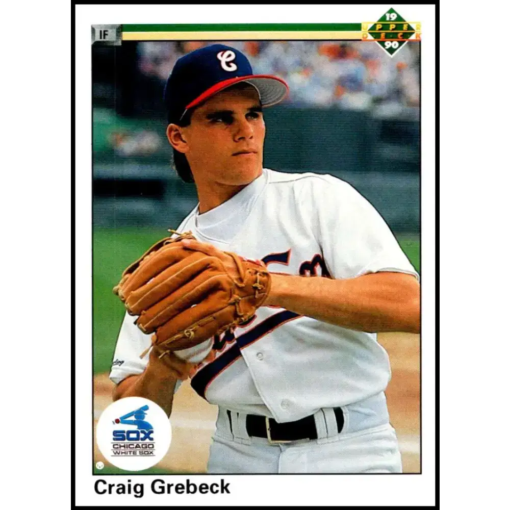 1990 Upper Deck #721 Craig Grebeck NM-MT RC Rookie Chicago White Sox Baseball Card - Baseball Card Single