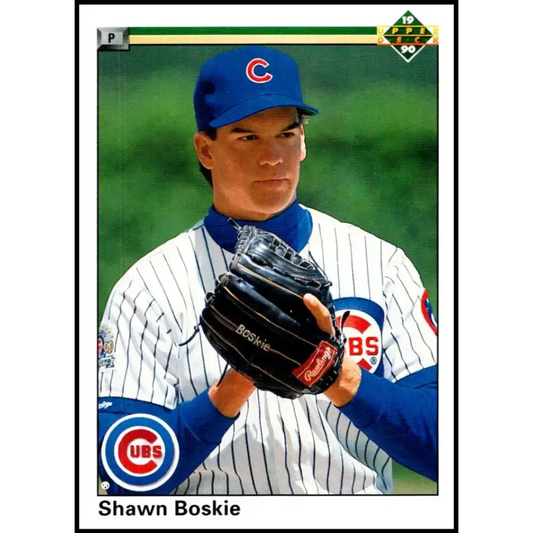 1990 Upper Deck #722 Shawn Boskie NM-MT RC Rookie Chicago Cubs Baseball Card - Baseball Card Single