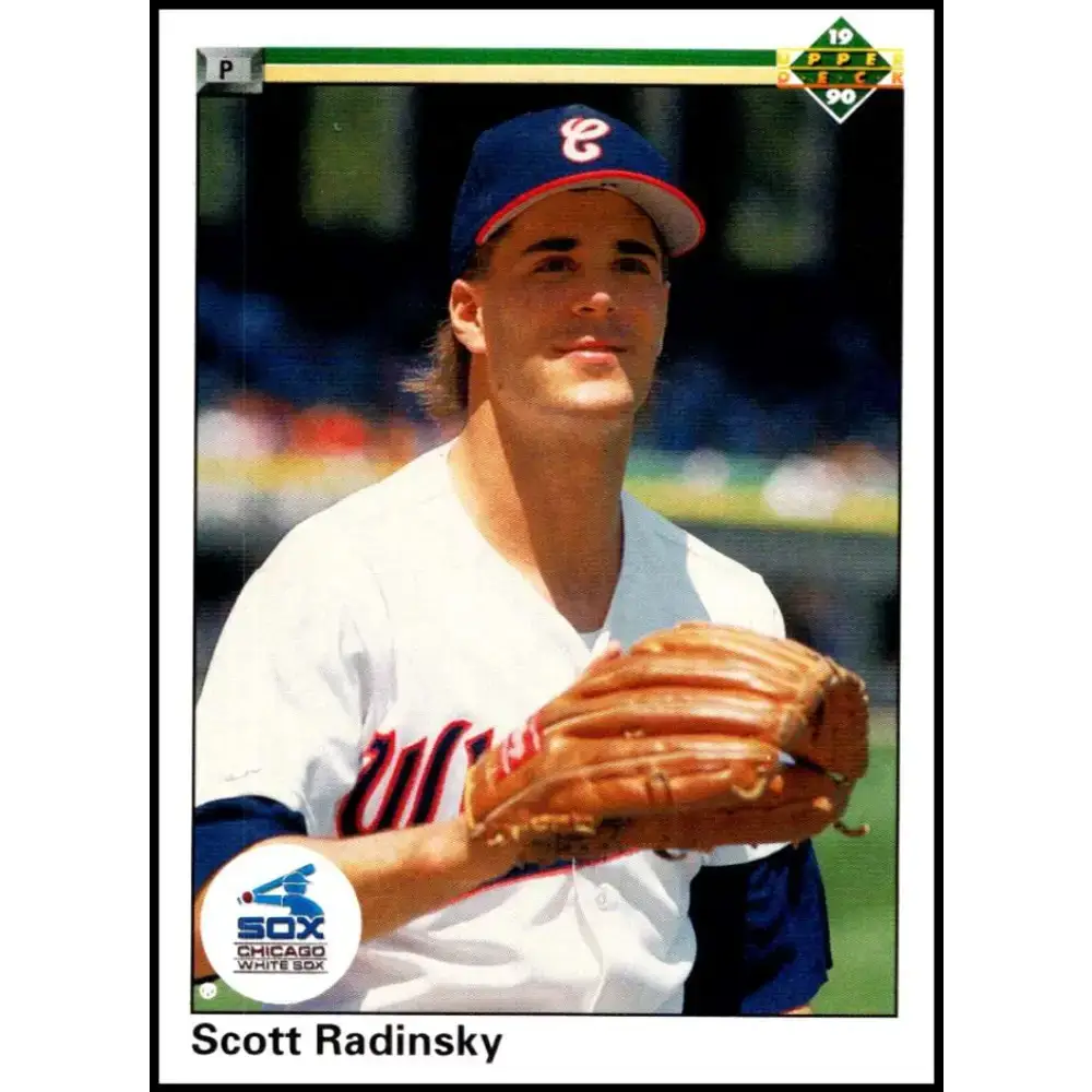 1990 Upper Deck #725 Scott Radinsky NM-MT RC Rookie Chicago White Sox Baseball Card - Baseball Card Single