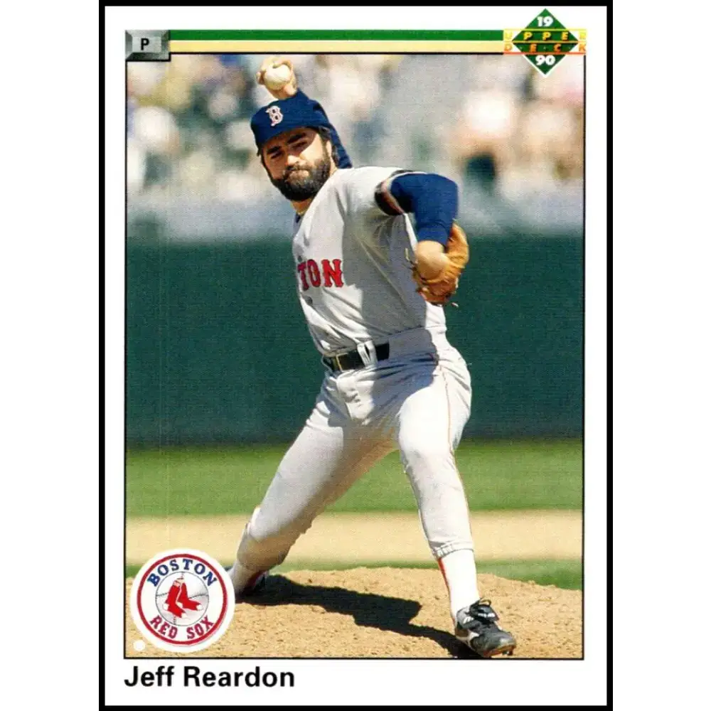 1990 Upper Deck #729 Jeff Reardon NM-MT Boston Red Sox Baseball Card - Baseball Card Single