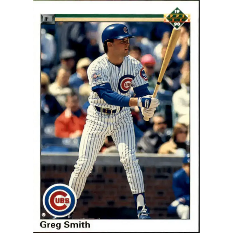 1990 Upper Deck #738 Greg Smith NM-MT RC Rookie Chicago Cubs Baseball Card - Baseball Card Single