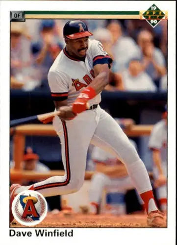 1990 Upper Deck #745 Dave Winfield NM-MT Angels - Baseball Card Single