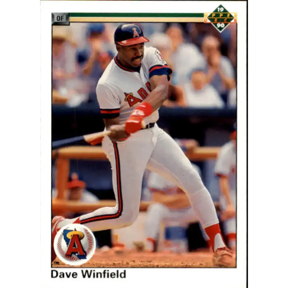 1990 Upper Deck #745 Dave Winfield NM-MT California Angels Baseball Card - Baseball Card Single