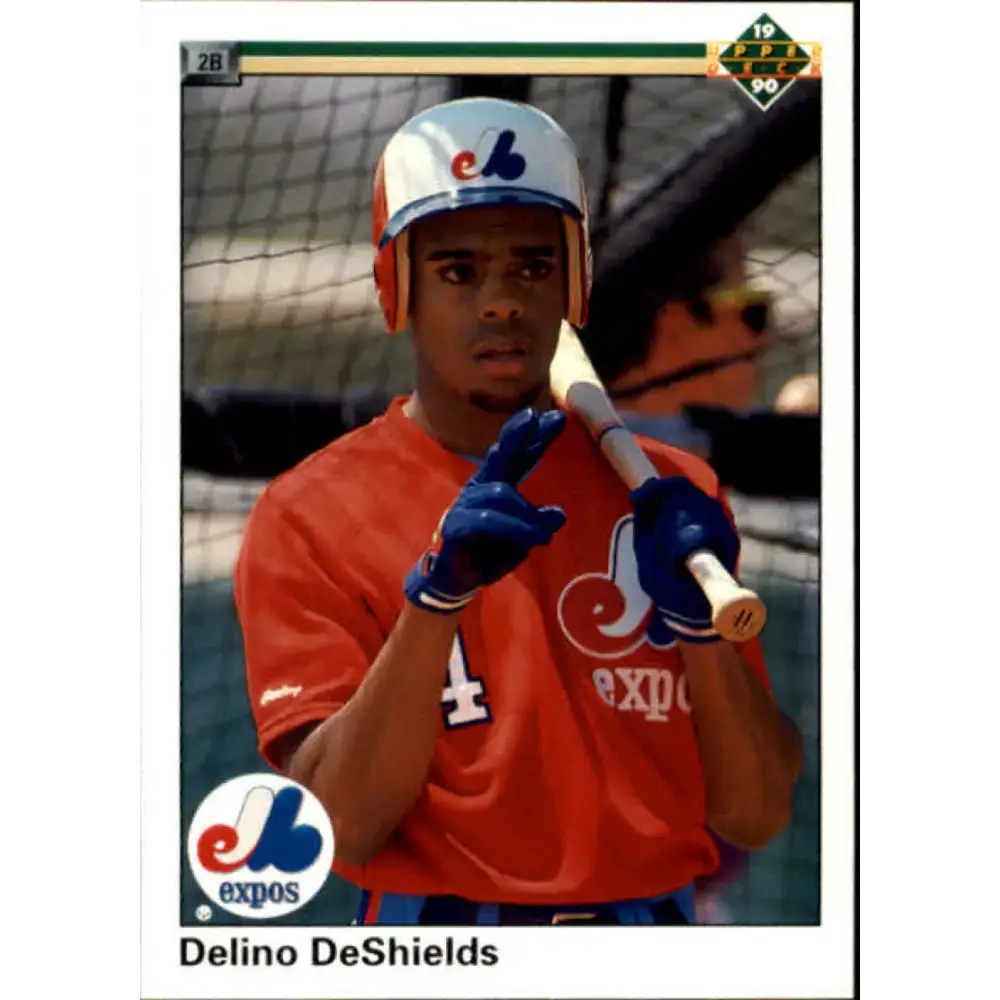1990 Upper Deck #746 Delino DeShields NM-MT RC Rookie Montreal Expos Baseball Card