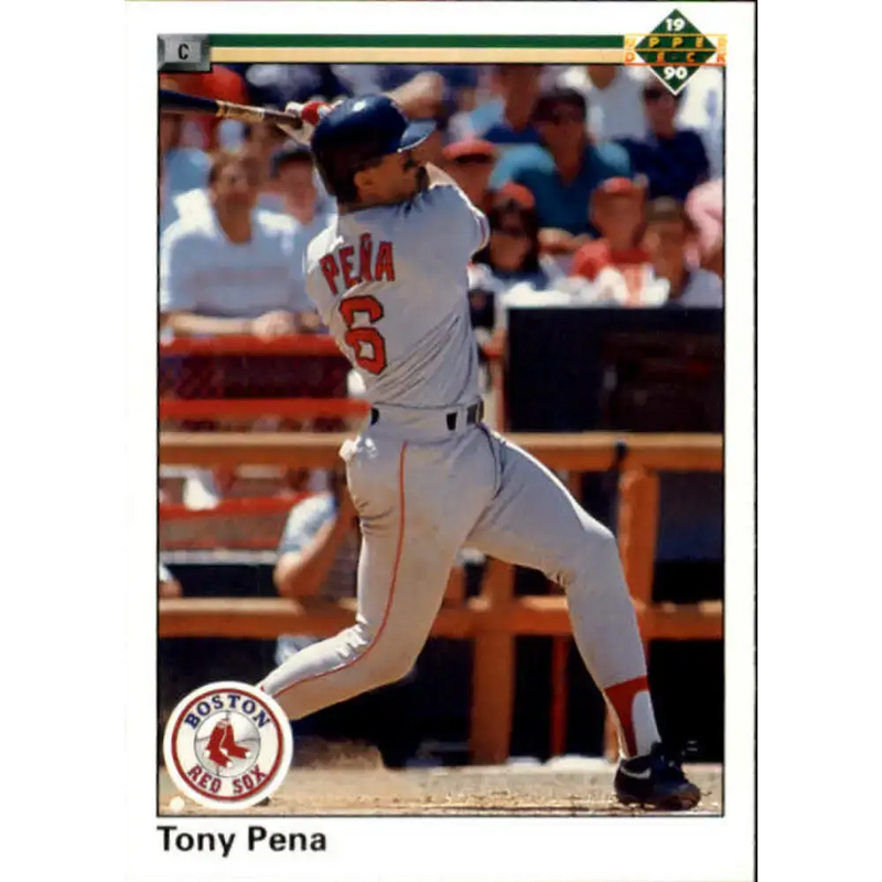 1990 Upper Deck #748 Tony Pena NM-MT Boston Red Sox Baseball Card - Baseball Card Single