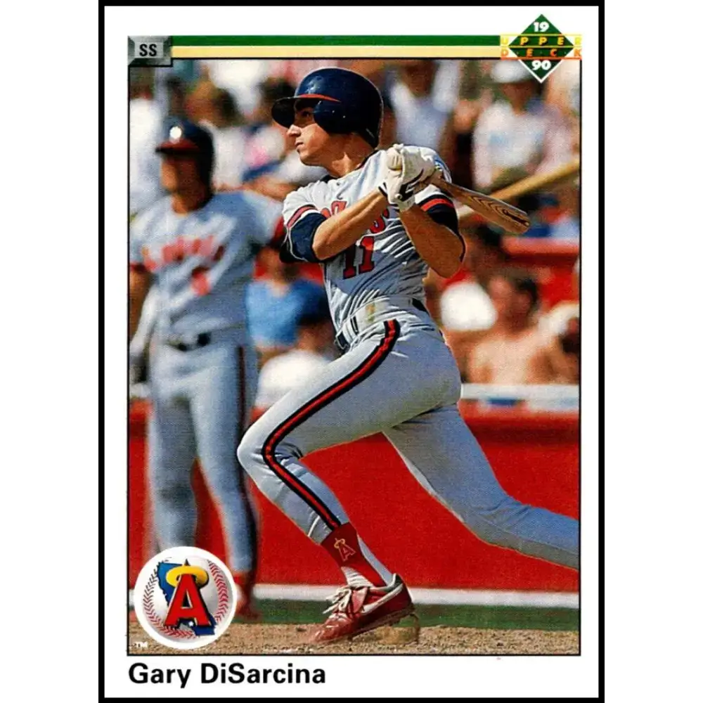 1990 Upper Deck #761 Gary DiSarcina NM-MT RC Rookie California Angels Baseball Card - Baseball Card Single