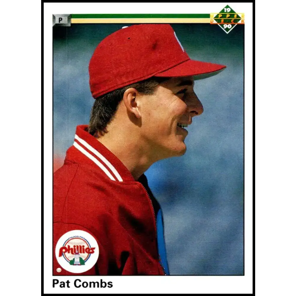 1990 Upper Deck #763 Pat Combs NM-MT Philadelphia Phillies Baseball Card - Baseball Card Single