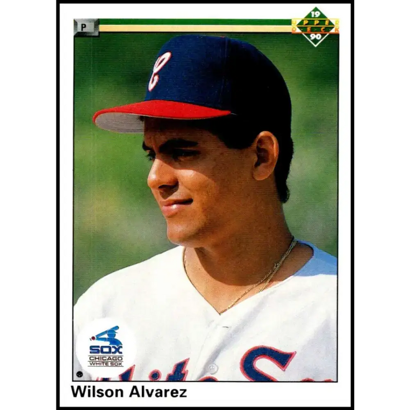 1990 Upper Deck #765 Wilson Alvarez NM-MT RC Rookie Chicago White Sox Baseball Card - Baseball Card Single