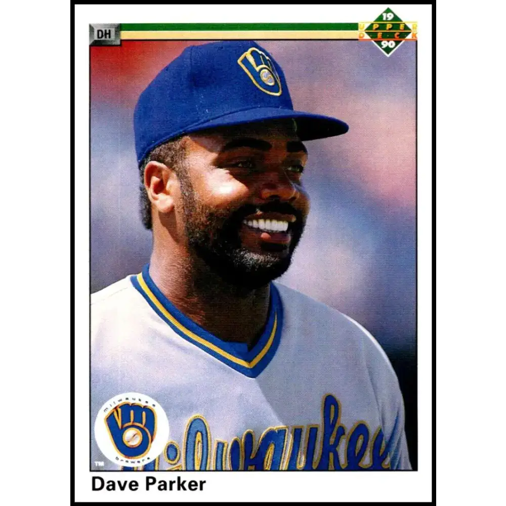 1990 Upper Deck #766 Dave Parker NM-MT Milwaukee Brewers Baseball Card - Baseball Card Single