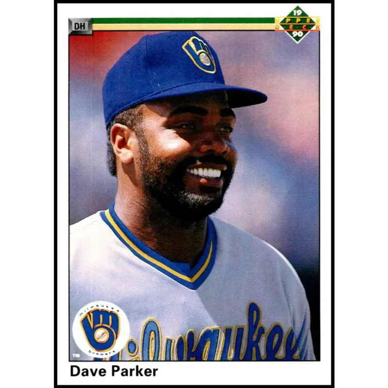 1990 Upper Deck #766 Dave Parker NM-MT Milwaukee Brewers Baseball Card - Baseball Card Single