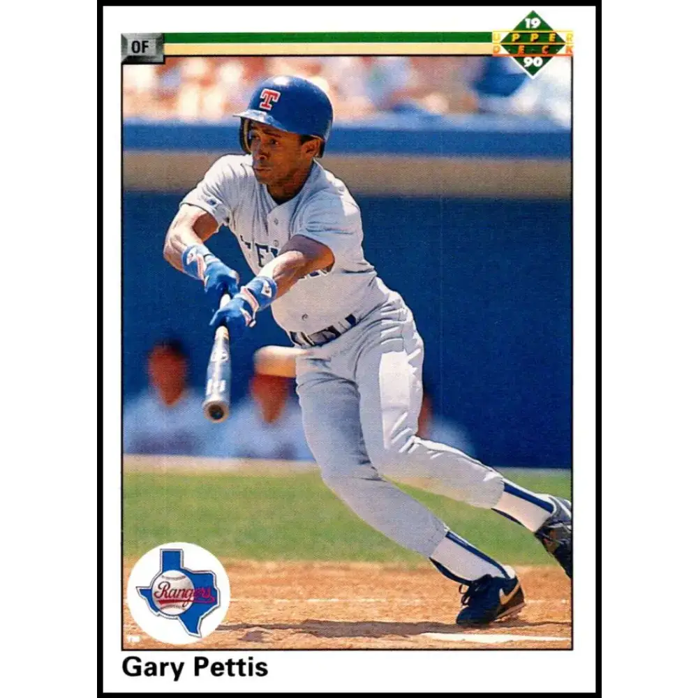 1990 Upper Deck #770 Gary Pettis NM-MT Texas Rangers Baseball Card - Baseball Card Single