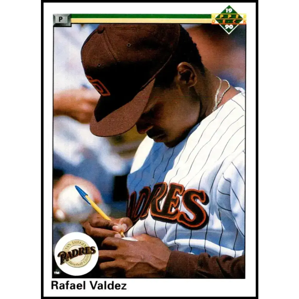 1990 Upper Deck #775 Rafael Valdez NM-MT RC Rookie San Diego Padres Baseball Card - Baseball Card Single