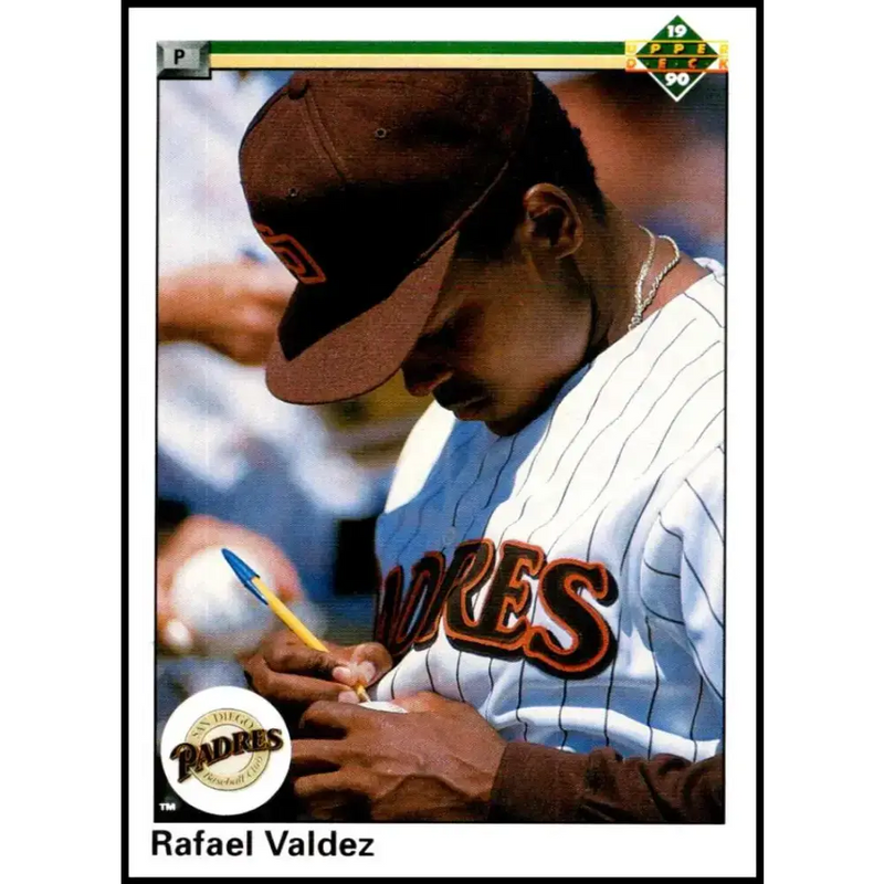 1990 Upper Deck #775 Rafael Valdez NM-MT RC Rookie San Diego Padres Baseball Card - Baseball Card Single