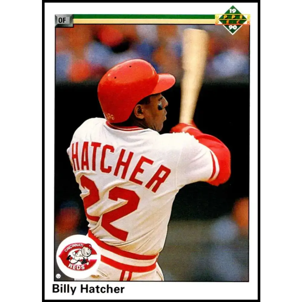 1990 Upper Deck #778 Billy Hatcher NM-MT Cincinnati Reds Baseball Card - Baseball Card Single