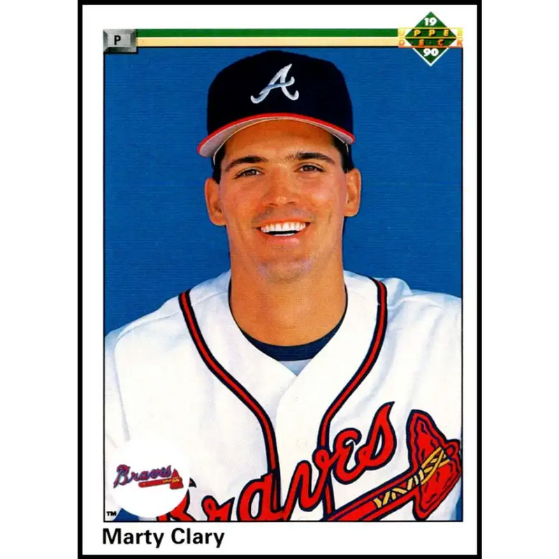 1990 Upper Deck #779 Marty Clary NM-MT Atlanta Braves Baseball Card - Baseball Card Single