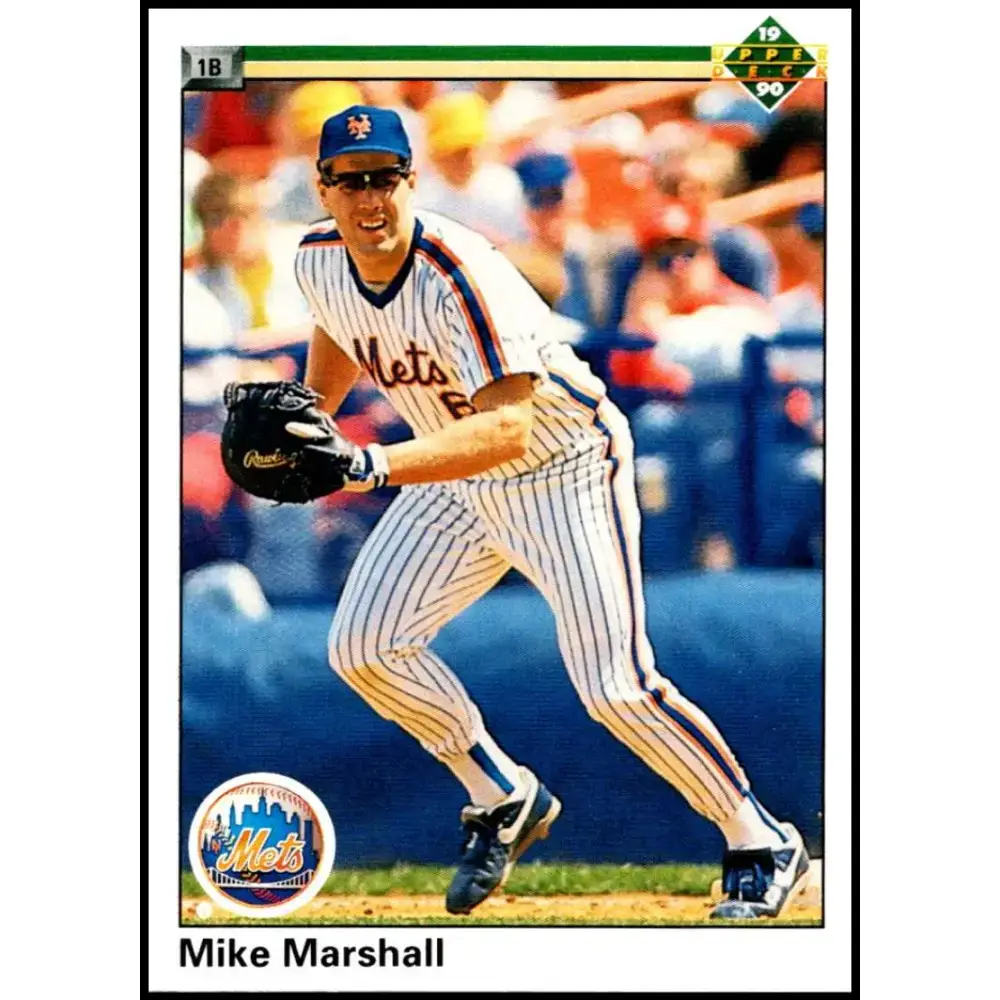 1990 Upper Deck #781 Mike Marshall NM-MT New York Mets Baseball Card - Baseball Card Single