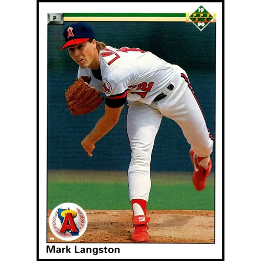 1990 Upper Deck #783 Mark Langston NM-MT California Angels Baseball Card - Baseball Card Single
