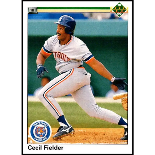 1990 Upper Deck #786 Cecil Fielder NM-MT Detroit Tigers Baseball Card - Baseball Card Single