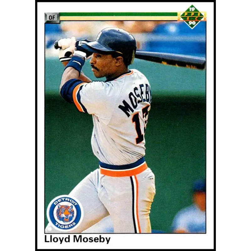 1990 Upper Deck #789 Lloyd Moseby NM-MT Detroit Tigers Baseball Card - Baseball Card Single