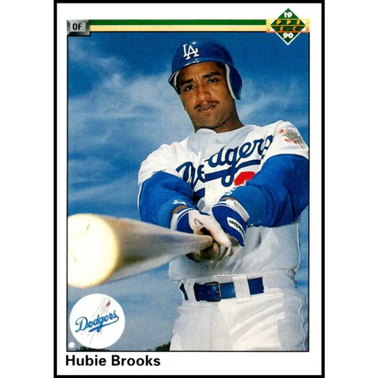 1990 Upper Deck #791 Hubie Brooks NM-MT Los Angeles Dodgers Baseball Card - Baseball Card Single