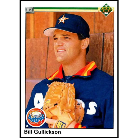 1990 Upper Deck #799 Bill Gullickson NM-MT Houston Astros Baseball Card - Baseball Card Single