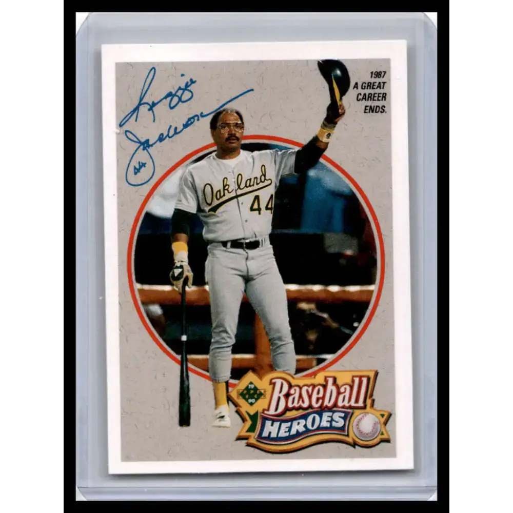 1990 Upper Deck #8 Reggie Jackson NM-MT Oakland Athletics Baseball Card - Baseball Card Single