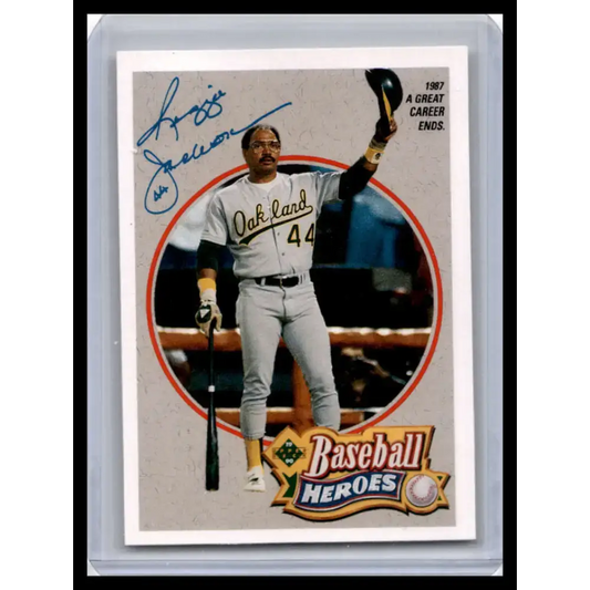 1990 Upper Deck #8 Reggie Jackson NM-MT Oakland Athletics Baseball Card - Baseball Card Single