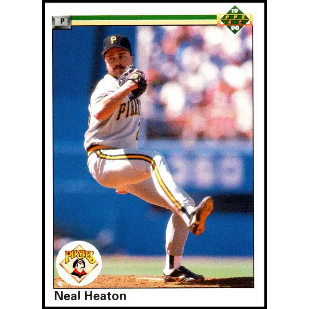 1990 Upper Deck #86 Neal Heaton NM-MT Pittsburgh Pirates Baseball Card - Baseball Card Single