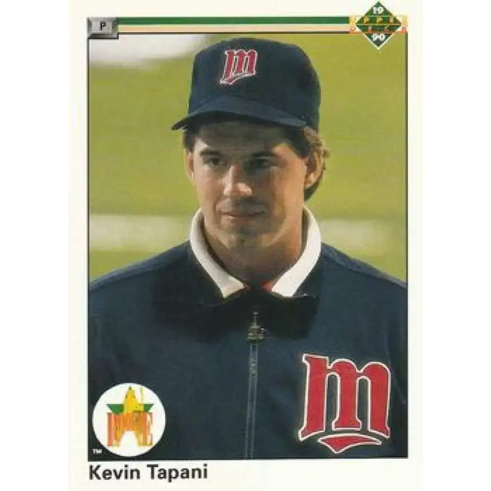 1990 Upper Deck #87 Kevin Tapani UER NM-MT RC Rookie Minnesota Twins Baseball Card - Baseball Card Single