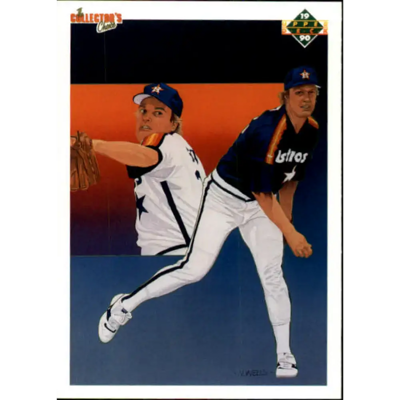 1990 Upper Deck #88 Mike Scott TC NM-MT Houston Astros Baseball Card - Baseball Card Single