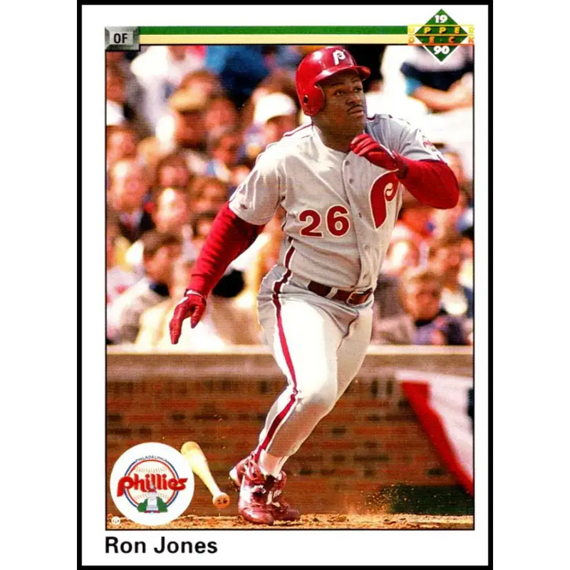 1990 Upper Deck #94 Ron Jones NM-MT Philadelphia Phillies Baseball Card - Baseball Card Single