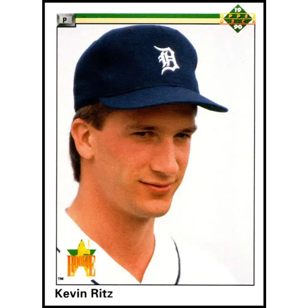 1990 Upper Deck #98 Kevin Ritz NM-MT RC Rookie Detroit Tigers Baseball Card - Baseball Card Single