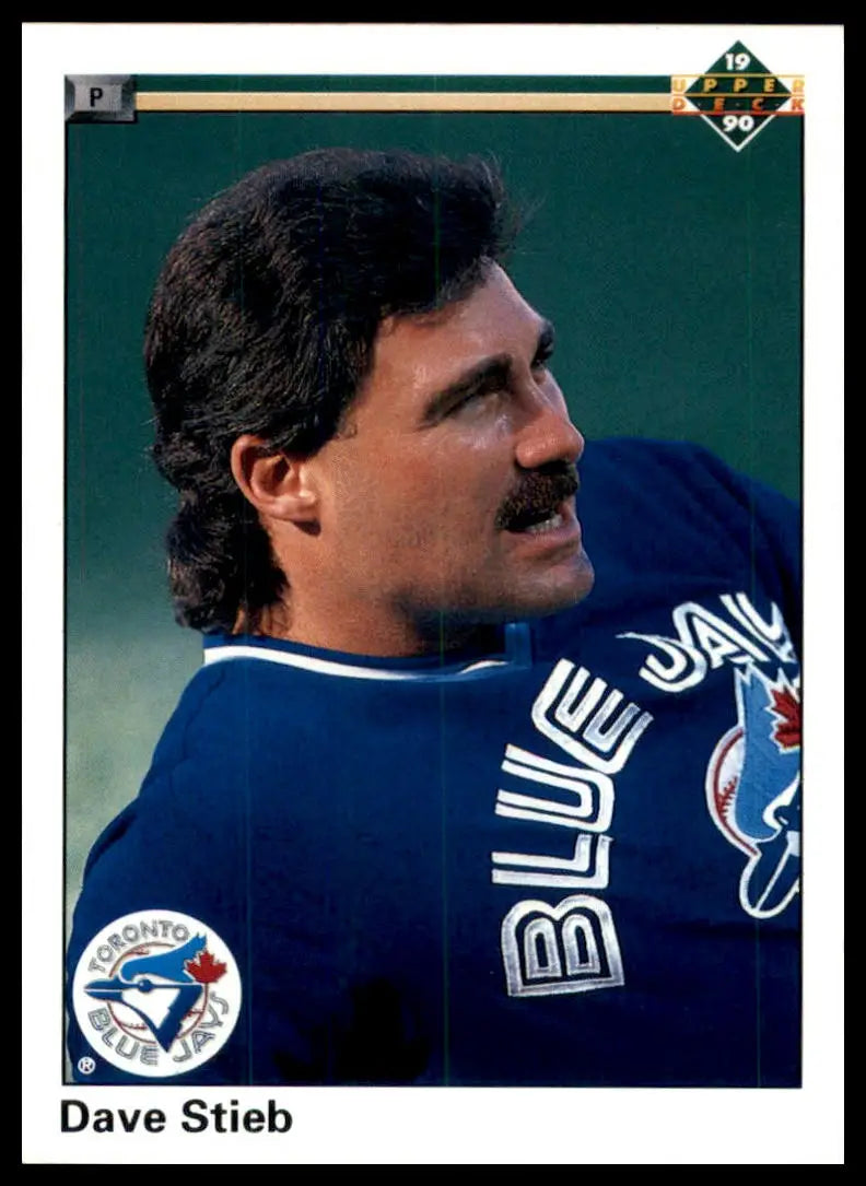 1990 Upper Deck Dave Stieb 605 Toronto Blue Jays NM - Baseball Card Single