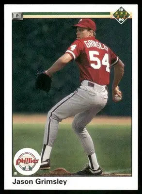1990 Upper Deck Jason Grimsley #27 Baseball - Baseball Card Single
