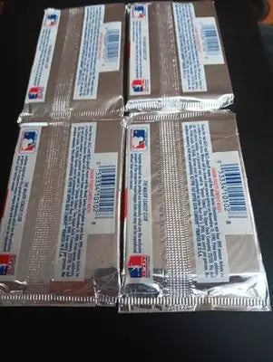 1990 Upper Deck - MLB Sealed Pack LOT. FOUR unopened packs. ⚾️ 💥 NRMT+ - Baseball Card Box