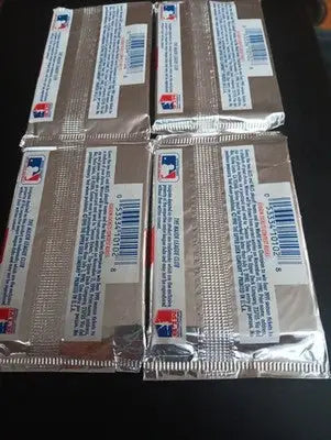 1990 Upper Deck - MLB Sealed Pack LOT. FOUR unopened packs. ⚾️ 💥 NRMT+ - Baseball Card Box