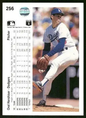 1990 Upper Deck Orel Hershiser #256 Baseball - Baseball Card Single