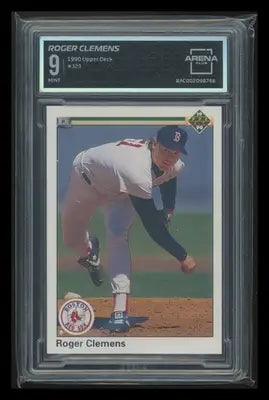 1990 Upper Deck Roger Clemens #323 Baseball Arena Club 9