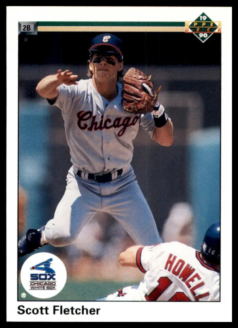 1990 Upper Deck Scott Fletcher 310 Chicago White Sox NM - Baseball Card Single
