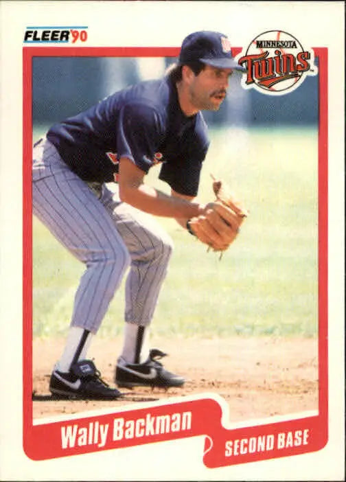 1990 Wally Backman Fleer Baseball Card #367 - Baseball Card Single