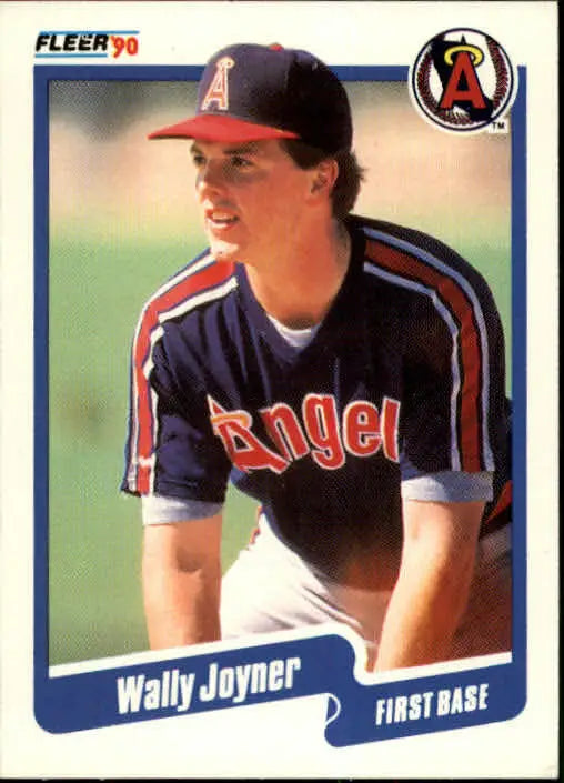 1990 Wally Joyner Fleer Baseball Card #136 - Baseball Card Single