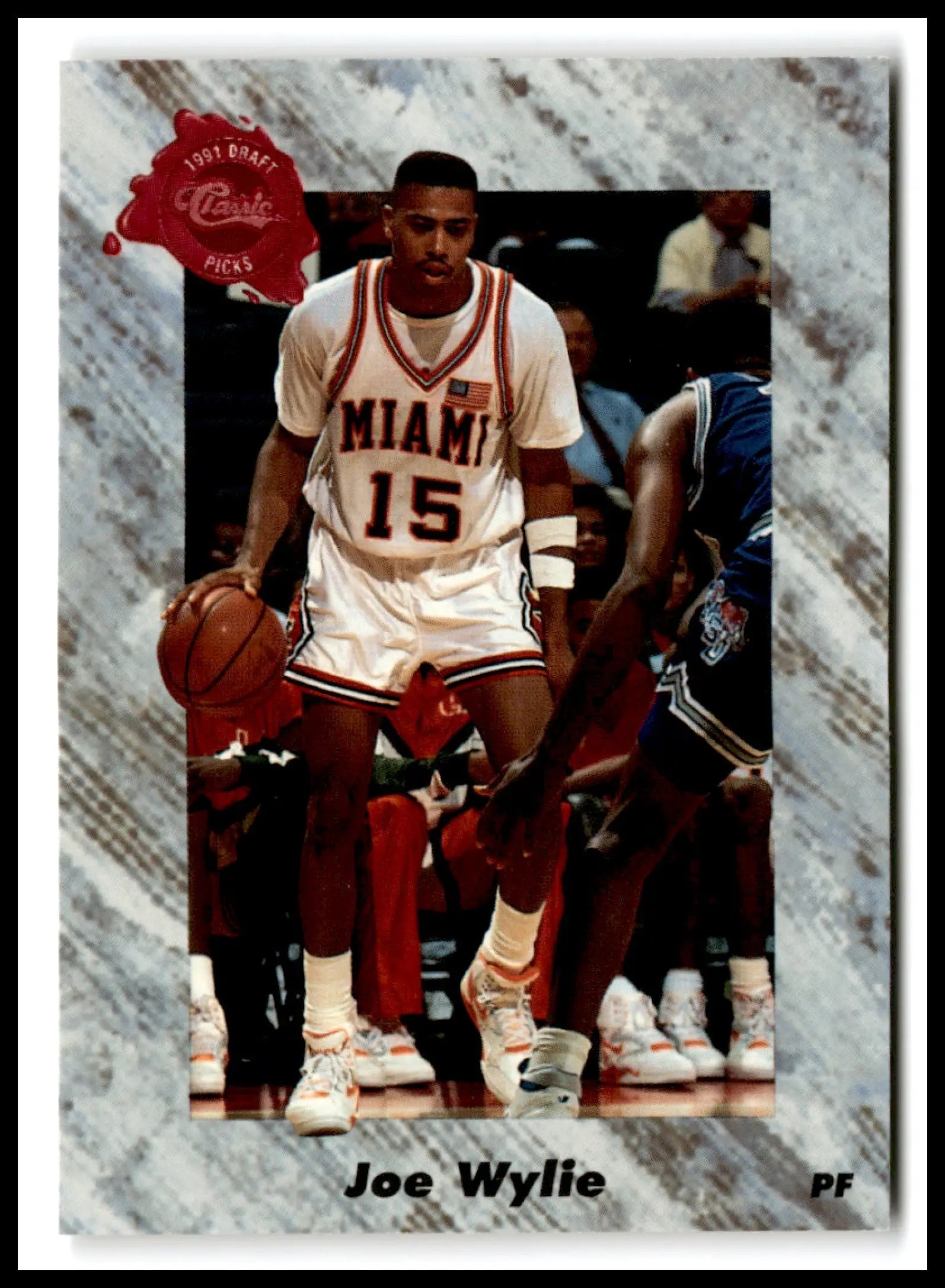 1991-92 Classic Basketball Joe Wylie #28 Miami Hurricanes - Basketball Card Single