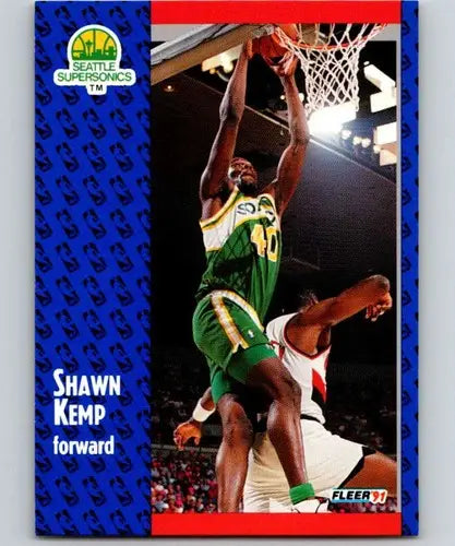 1991-92 Fleer #192 Shawn Kemp NM Near Mint ID:82490 - Basketball Card Single