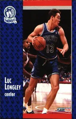 1991-92 Fleer #320 Luc Longley Rookie RC - Basketball Card Single