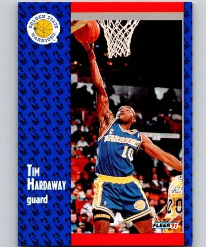 1991-92 Fleer #65 Tim Hardaway NM Near Mint Warriors ID:82611 - Basketball Card Single