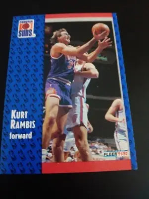 1991-92 Fleer - Kurt Rambis #343. Phoenix Suns. NRMT+ - Basketball Card Single