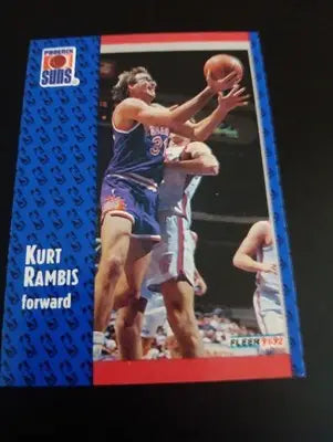 1991-92 Fleer - Kurt Rambis #343. Phoenix Suns. NRMT+ - Basketball Card Single