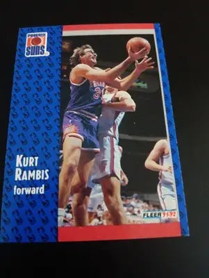 1991-92 Fleer - Kurt Rambis #343. Phoenix Suns. NRMT+ - Basketball Card Single