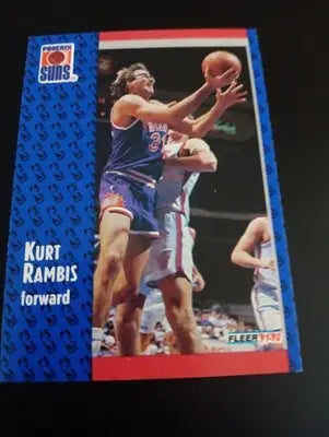 1991-92 Fleer - Kurt Rambis #343. Phoenix Suns. NRMT+ - Basketball Card Single