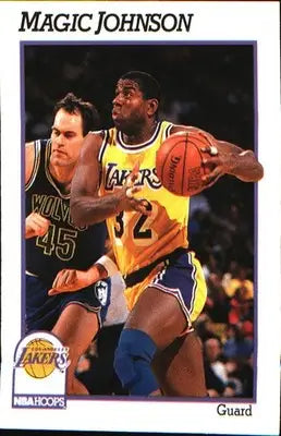 1991-92 Hoops #101 Magic Johnson - Basketball Card Single